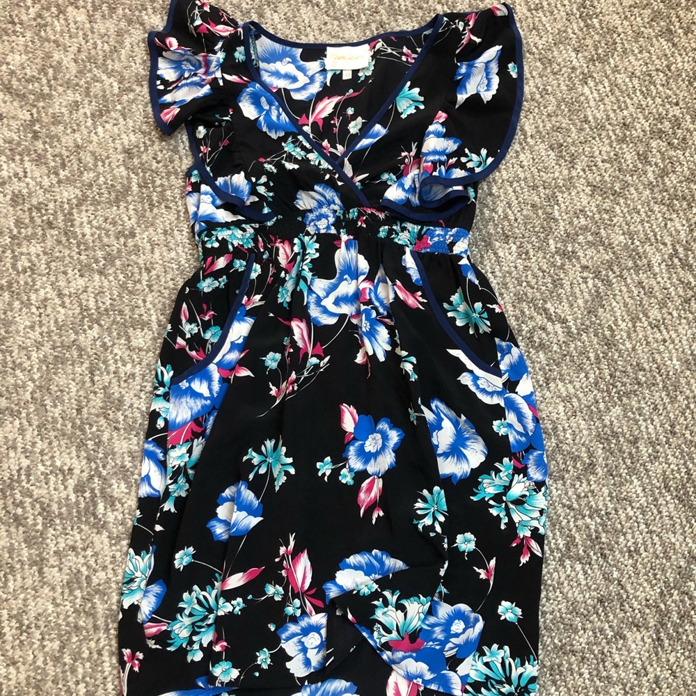 Floral mini dress NWOT